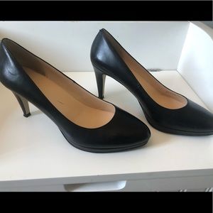 Cole Haan Black Pump Round Toe Dressy Shoes